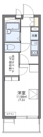 レオパレスプリムロウズの物件間取画像